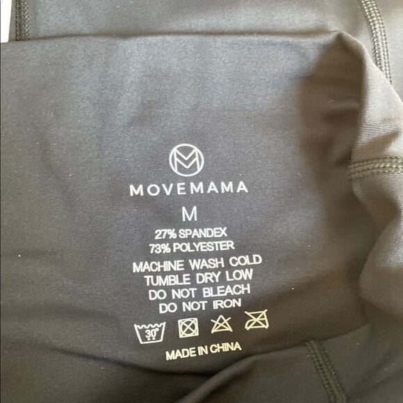 Movemama Maternity to Postpartum Capri Leggings w Pockets - Picture 3 of 3